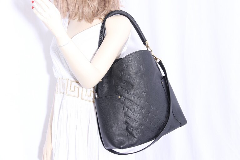 Louis Vuitton M50072 Bagatelle Hobo Bag Monogram Empreinte Leather