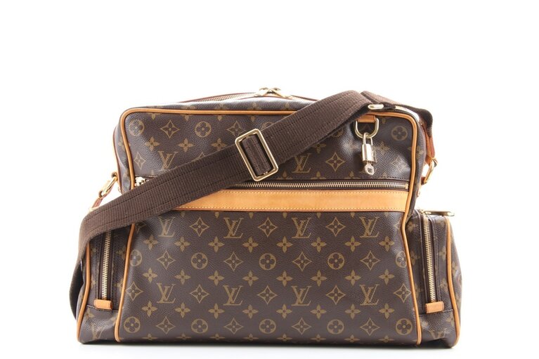 Louis Vuitton Monogram Canvas Sac Squash Bag Louis Vuitton