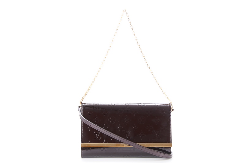 Louis Vuitton Amarante Monogram Vernis Ana Clutch Louis Vuitton