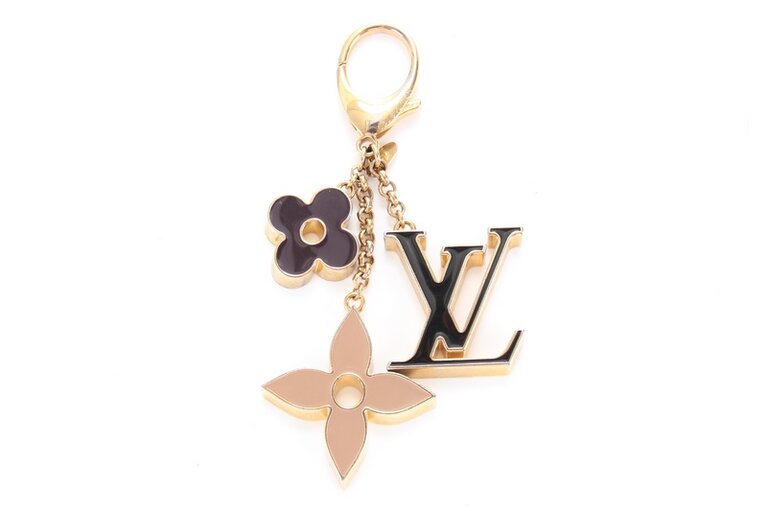 Louis Vuitton bag charm monogram fleur de M67119 Keychains Straps Flower LV