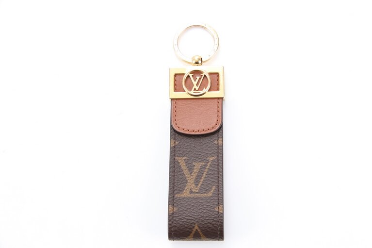 Louis Vuitton Monogram Dauphine Dragonne Key Holder, Brown