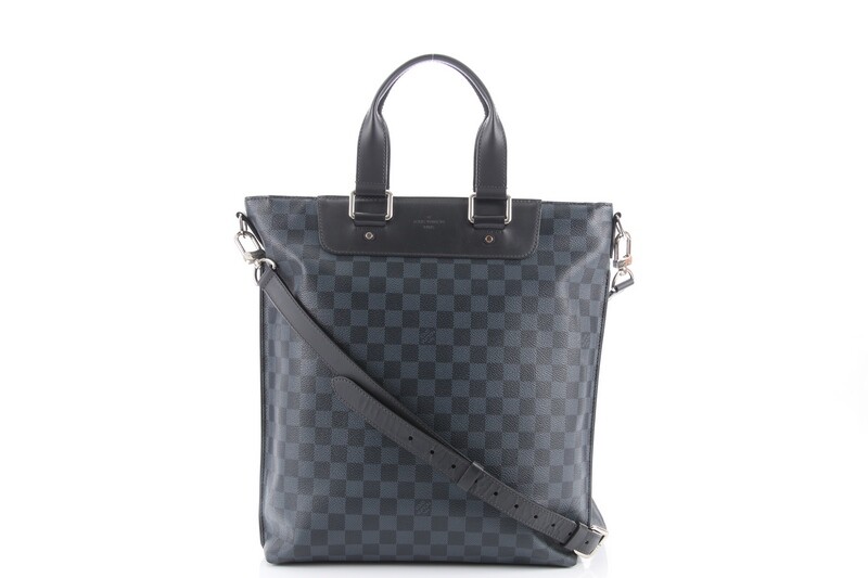 N42223 Louis Vuitton 2015 Cabas Jour Damier Cobalt Canvas Bag