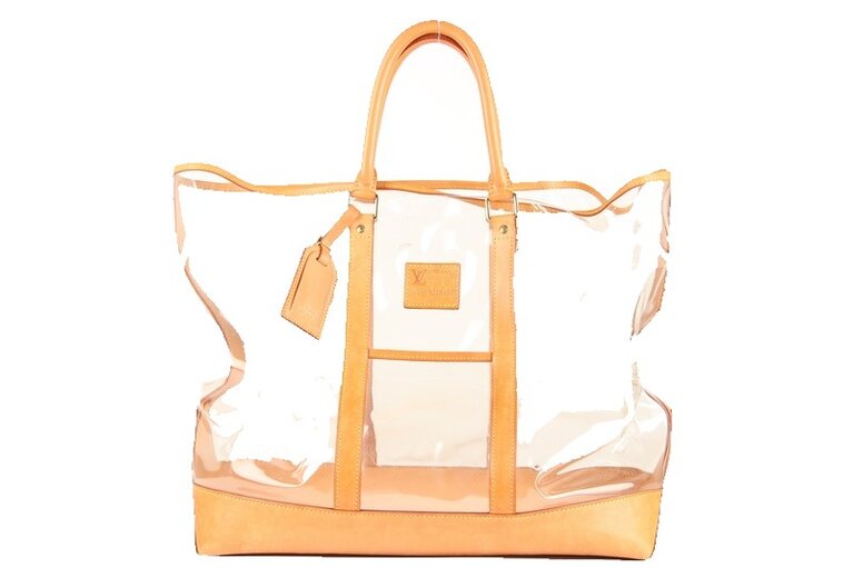 Louis Vuitton Clear Vinyl Centenaire Weekend Tote Bag by Isaac