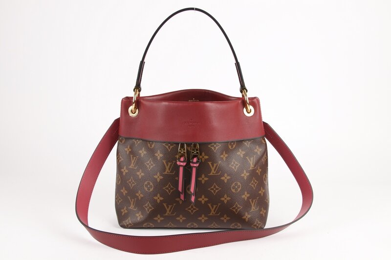 Louis Vuitton Tuileries Besace Bag Monogram Canvas with Leather at 1stDibs