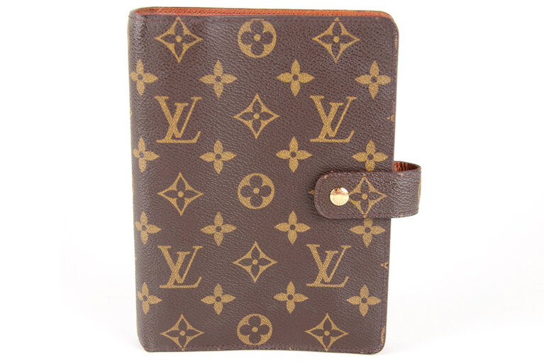 Shop Louis Vuitton MONOGRAM Medium Ring Agenda Cover (R20105) by