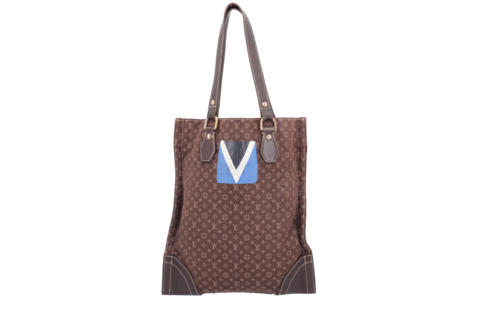 Louis Vuitton Louis Vuitton Sac Plat Tanger Brown Mini Lin Monogram