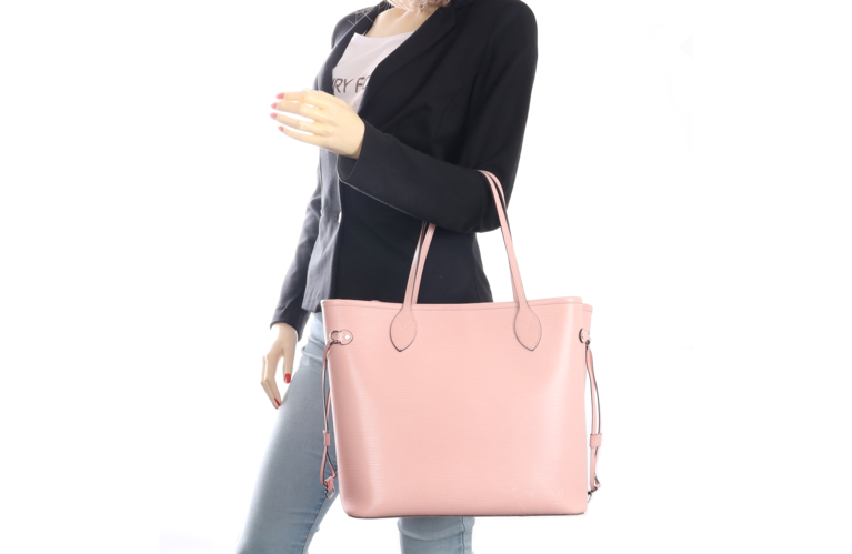 Louis Vuitton Rose Ballerine Epi Leather Neverfull MM Bag