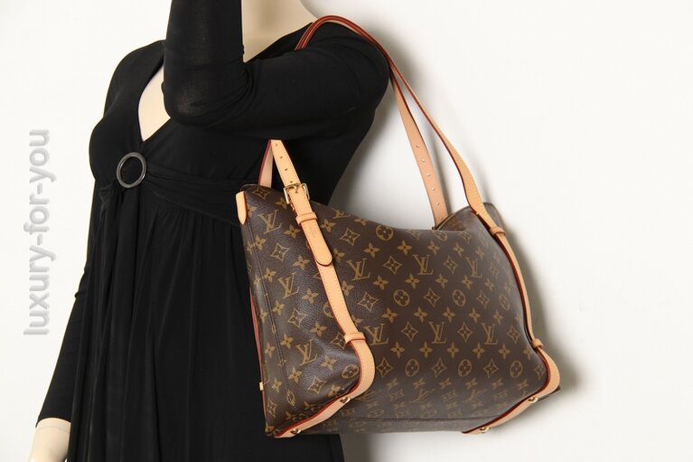 LOUIS VUITTON Monogram Canvas Tuileries Shoulder Tote Bag